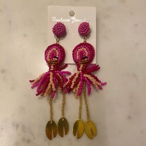 New Super Fun Long Peacock Earrings💕